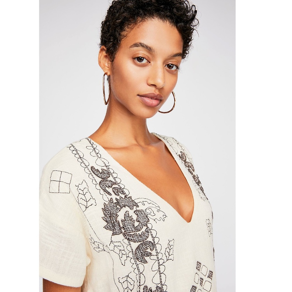 Free People Beaded Open Back Mini Dress - Picture 4 of 5